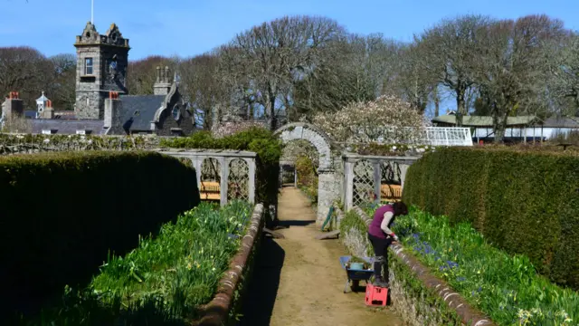 The Seigneurie garden and house, Sark