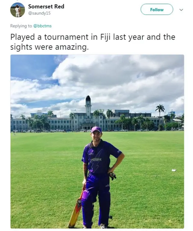 Fiji tweet