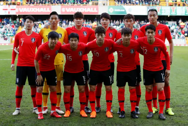 South Korea team