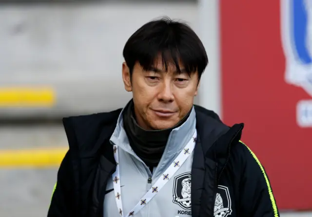 South Korea coach Shin Tae-yong