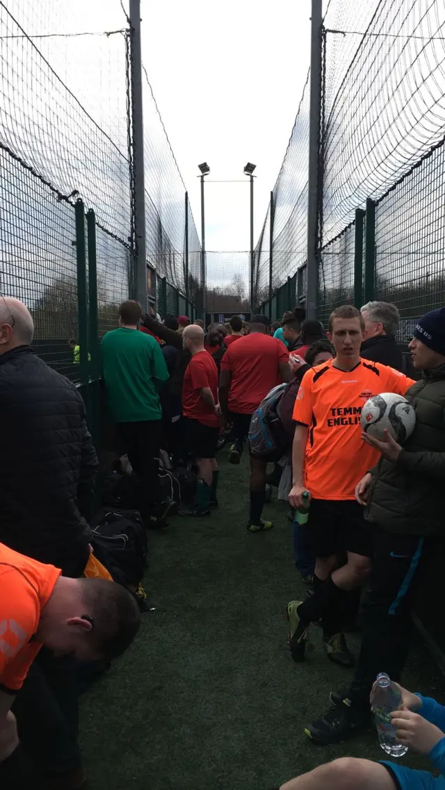 Crowds at FA People's Cup in Wimbledon