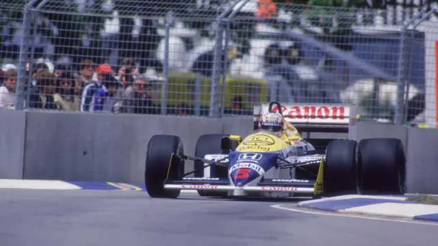 Mansell in Adelaide 1986