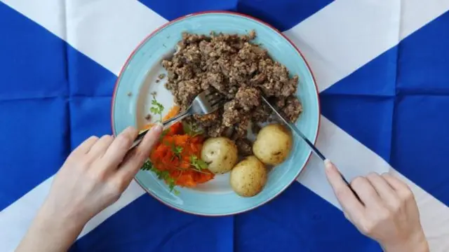 Haggis, neeps and tatties