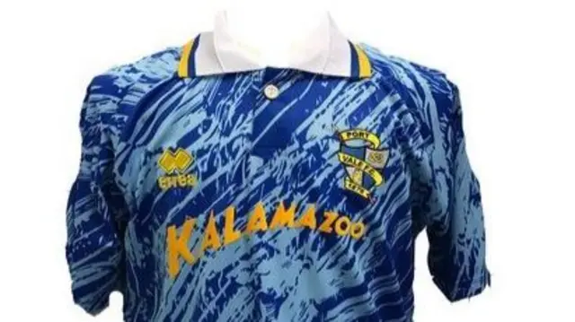 An example of the retro Port Vale shirt