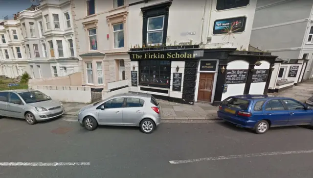 The Firkin Scholar pub in Plymouth