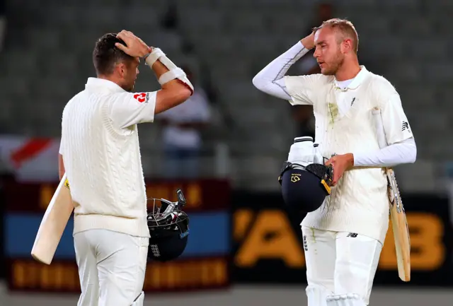 James Anderson and Stuart Broad