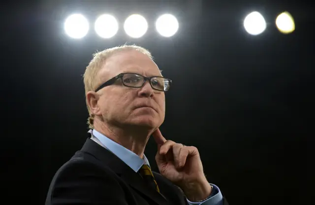 Scotland manager Alex McLeish