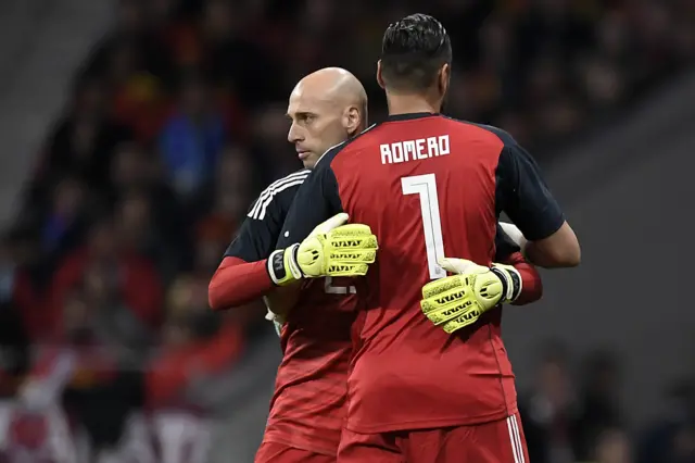 Romero is replaced by Caballero