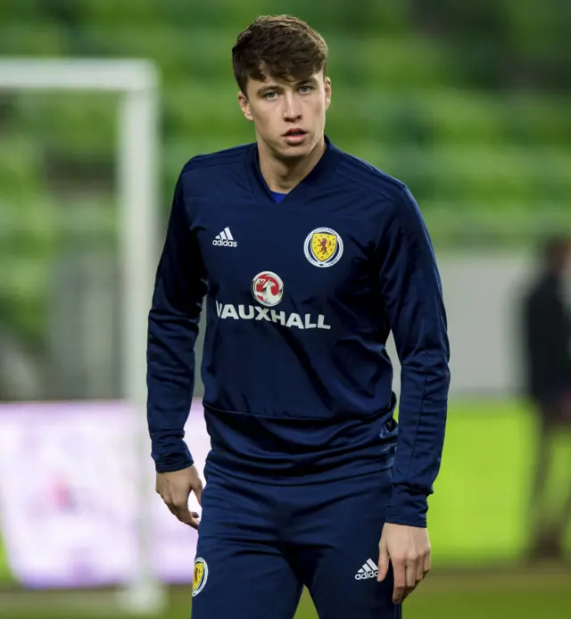 Celtic defender Jack Hendry makes his first start for Scotland