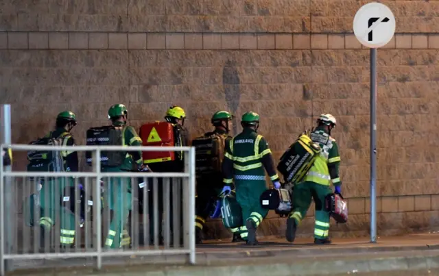 Paramedics at the Manchester Arena attack