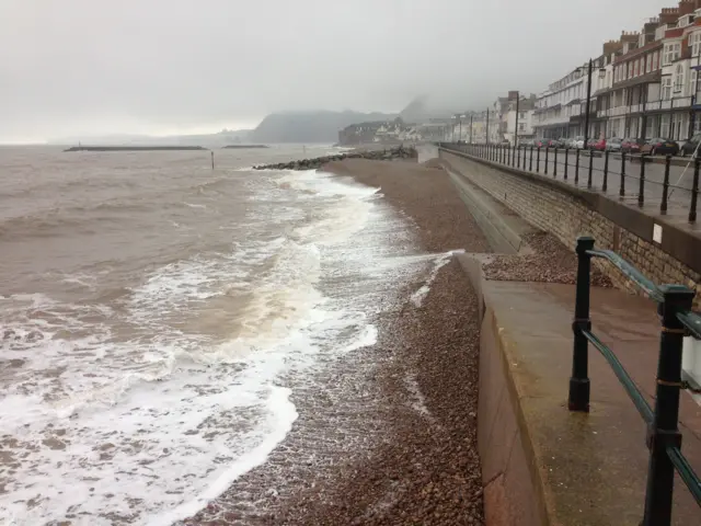 Sidmouth sea front