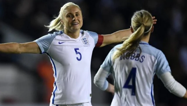 Steph Houghton and Jordan Nobbs