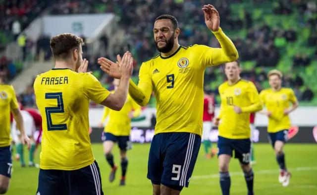 Ryan Fraser set up the only goal for Matt Phillips in Budapest