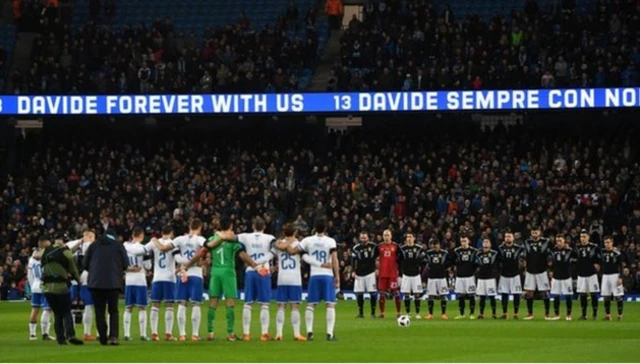 Italy minutes silence for Davide Astori