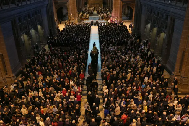 Sir Ken Dodd's funeral