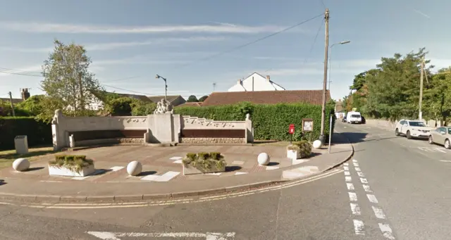 The Aviator's memorial in Eastchurch on the Isle of Sheppey