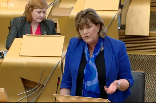 Culture Secretary Fiona Hyslop