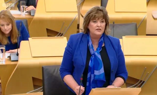 Culture Secretary Fiona Hyslop