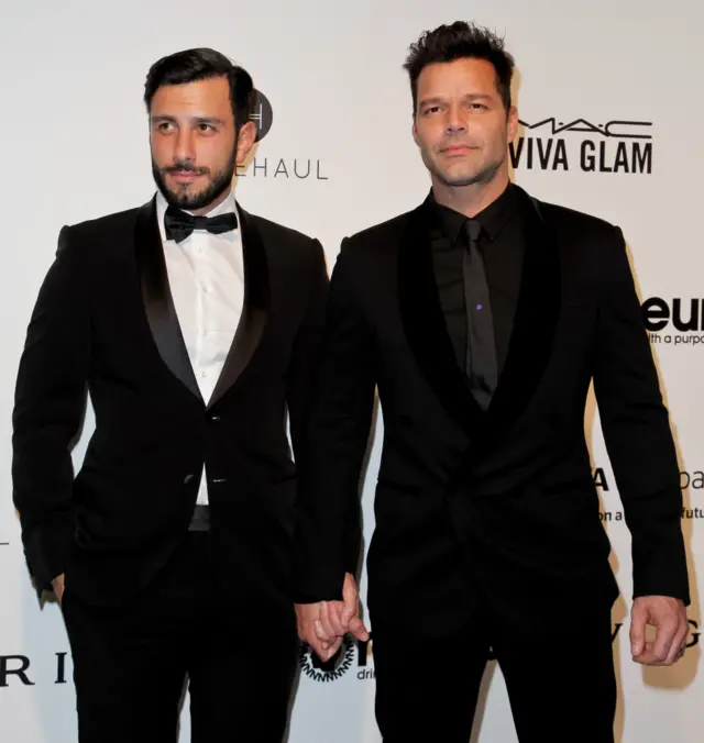 Ricky Martin and husband Jwan Yosef