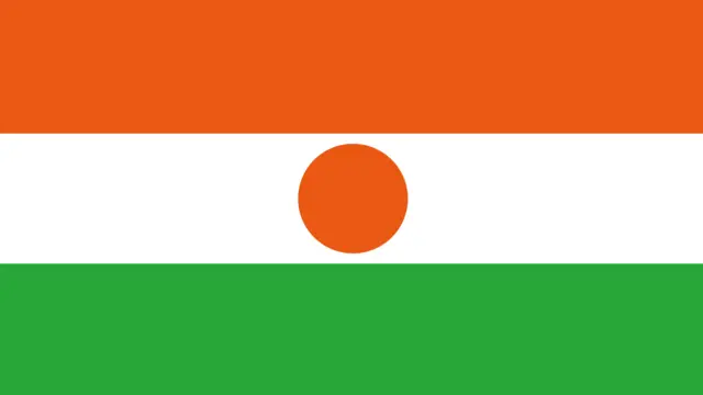 The national flag of Niger