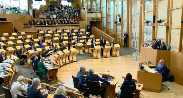 scottish parliament chamber