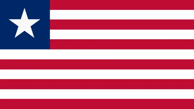 The Liberian national flag