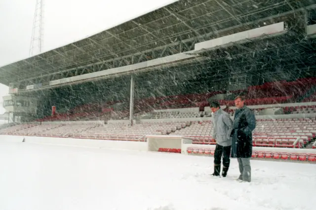 Forest in snow 1990