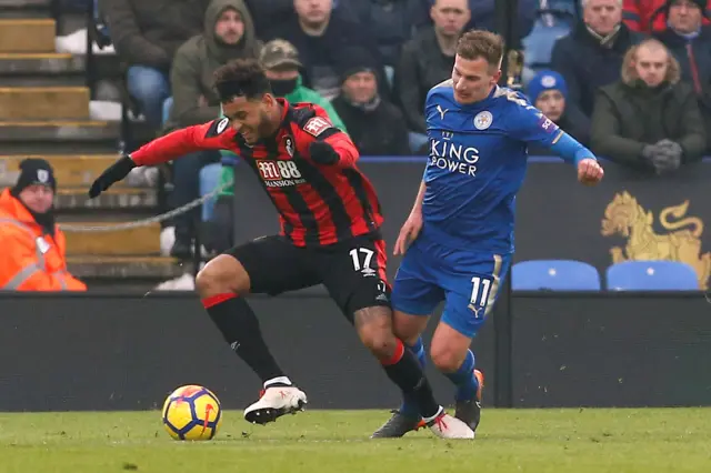 Marc Albrighton and Joshua King