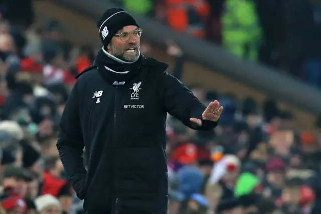 Liverpool manager Jurgen Klopp