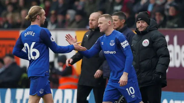 Everton's Wayne Rooney