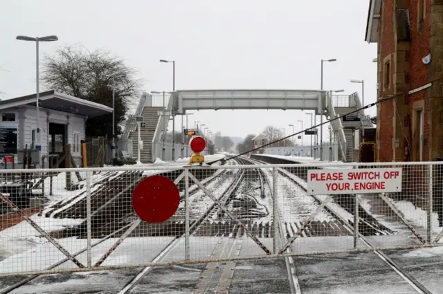 Wye railway station near Ashford, Kent