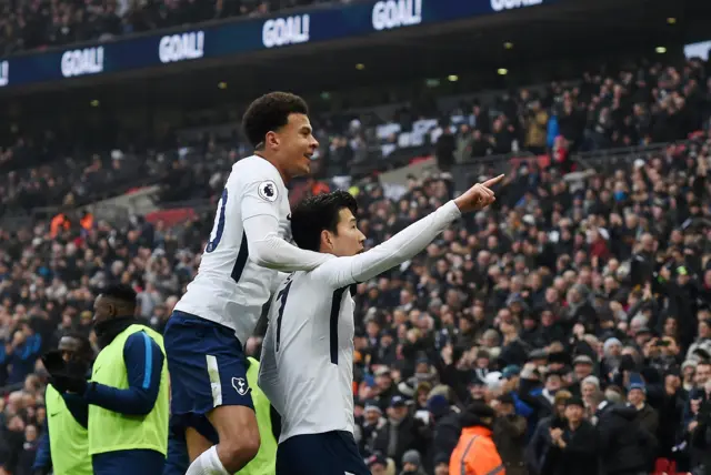 Son adds a second goal for Spurs
