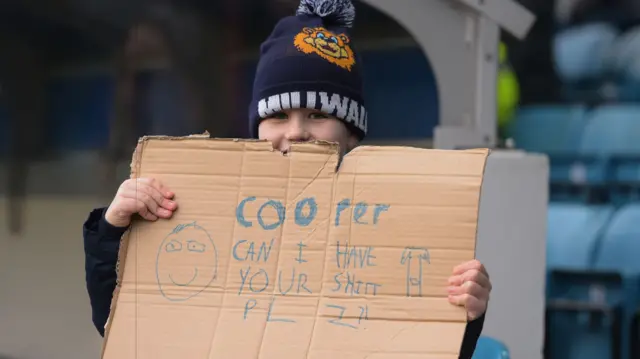 Young Millwall fan