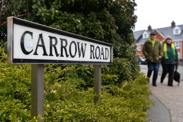 Carrow Road sign