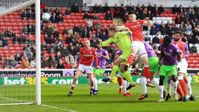 Kieffer Moore scores for Barnsley