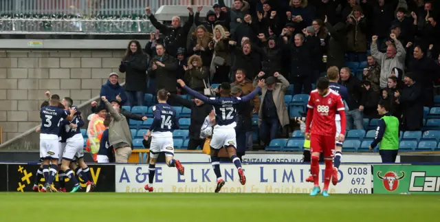 Millwall celebrate