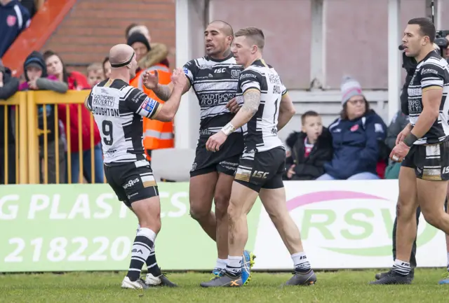 Hull FC celebrate