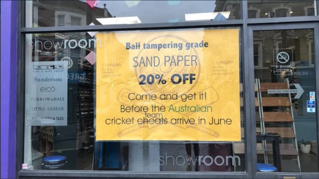 Sandpaper sign