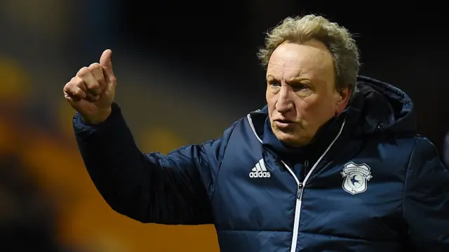 Cardiff City manager Neil Warnock