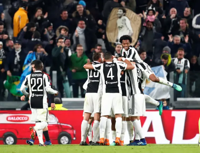 Juventus celebrate