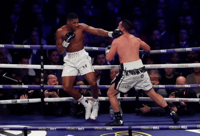 Anthony Joshua and Joseph Parker