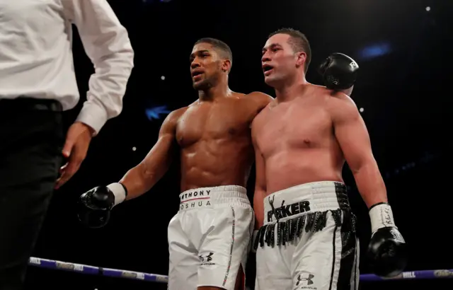 Anthony Joshua and Joseph Parker