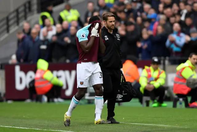 Antonio injured