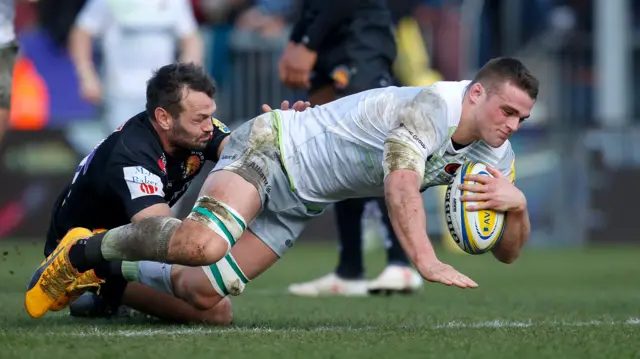 Ben Earl scores for Saracens