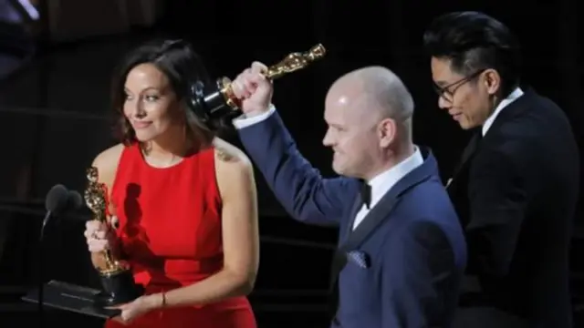 David Milanowski, Kazuhiro Tsuji and Lucy Sibbick