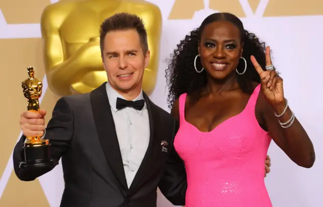 Sam Rockwell and Viola Davis