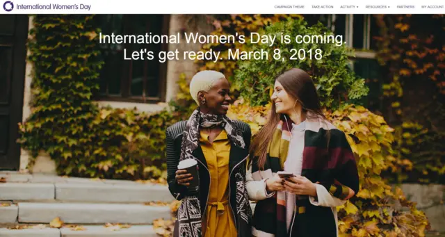 International Women's Day website