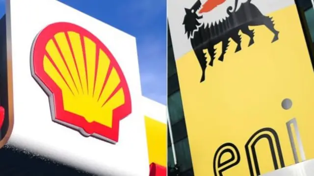 Shell and ENI logos