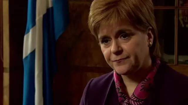 Nicola Sturgeon said the plan was no progress