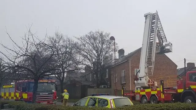 Fire crews at flat